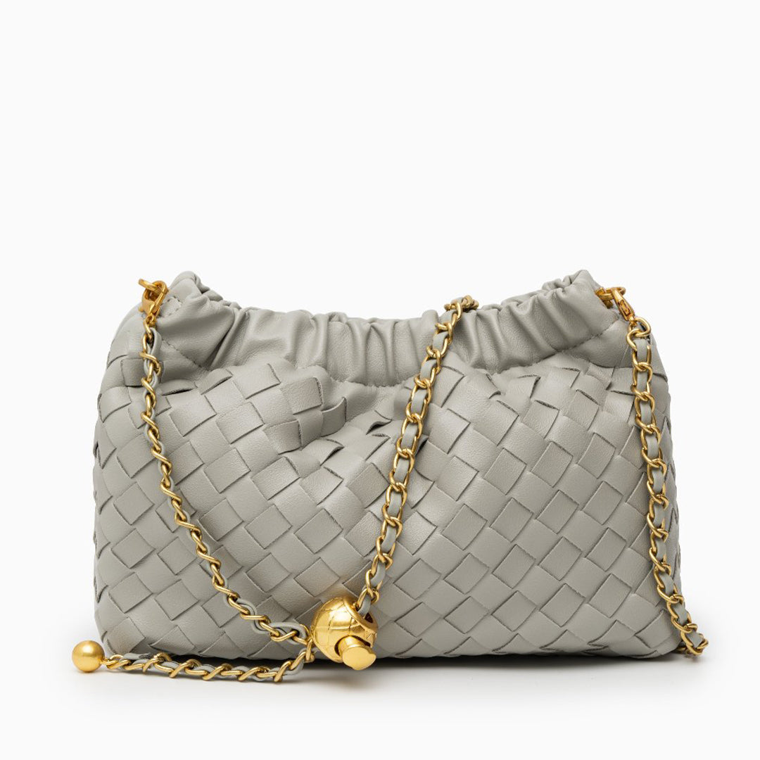 Miranda – Bolso trenzado con cadena
