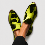 Concordia | Mocasín de estampado de vaca