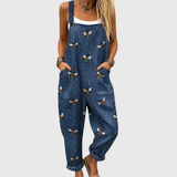 Quiteria | Peto azul estampado