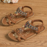 Zaira – Sandalias boho con detalles decorativos