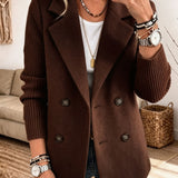 Carola | Blazer elegante con mangas de punto
