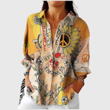 Fidencia | Blusa de girasol con mensaje