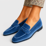 Elvia | Mocasín de terciopelo