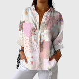 Belisa | Blusa de retales en tonos pastel