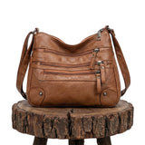 Ceferina | Bolso de hombro de tres cremalleras