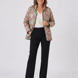 Odilia | Chaqueta acolchada damasco terracota
