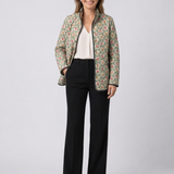 Griselda | Chaqueta acolchada de tapicería florida