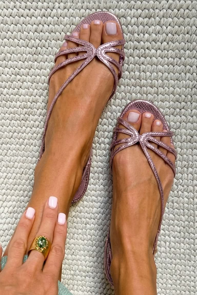 Camila – Sandalia dorada de elegancia veraniega
