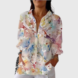 Fara | Blusa de acuarela en pastel