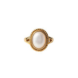 Vera – Anillo oval con perla