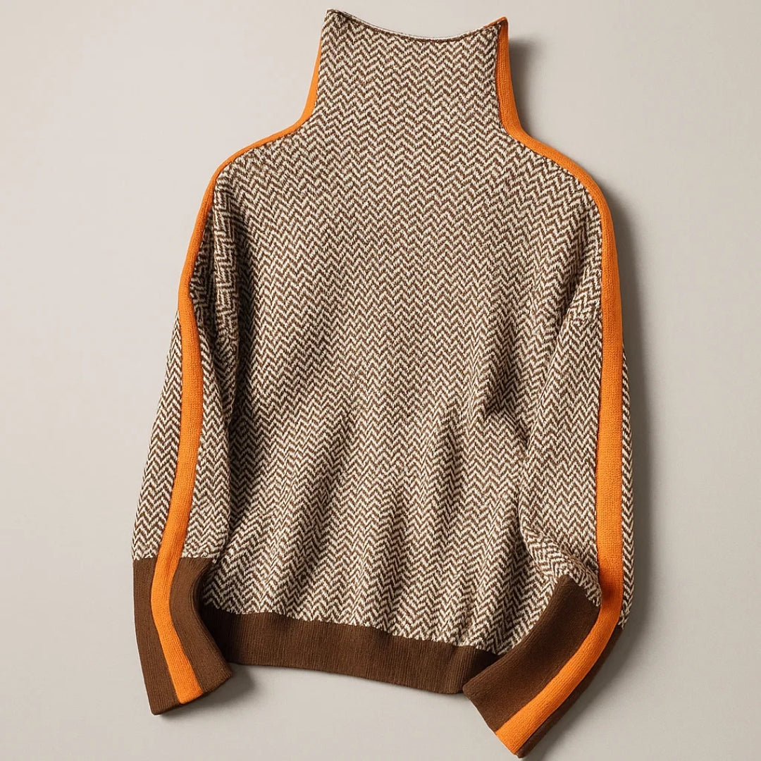 Jersey Eva en naranja, prenda entera