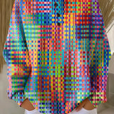 Salomé | Jersey de cuadros arcoíris
