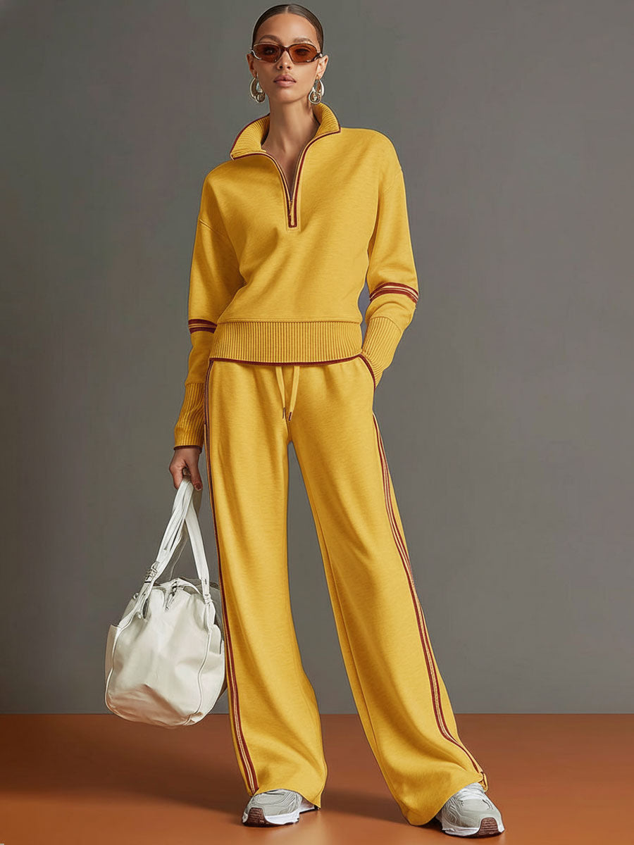 Dorita | Conjunto de jersey y pantalón ancho