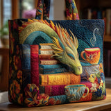 Bolso artesanal – Dragón lector