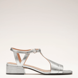 Serena – Sandalia plateada de verano