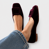 Emeteria | Mocasín de serraje con diseño
