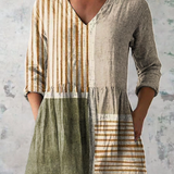 Amelia | Blusa larga estampada con escote en V