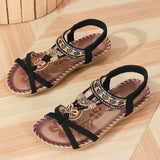 Zaira – Sandalias boho con detalles decorativos