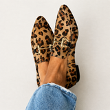 Bonifacia | Mocasín elegante de leopardo
