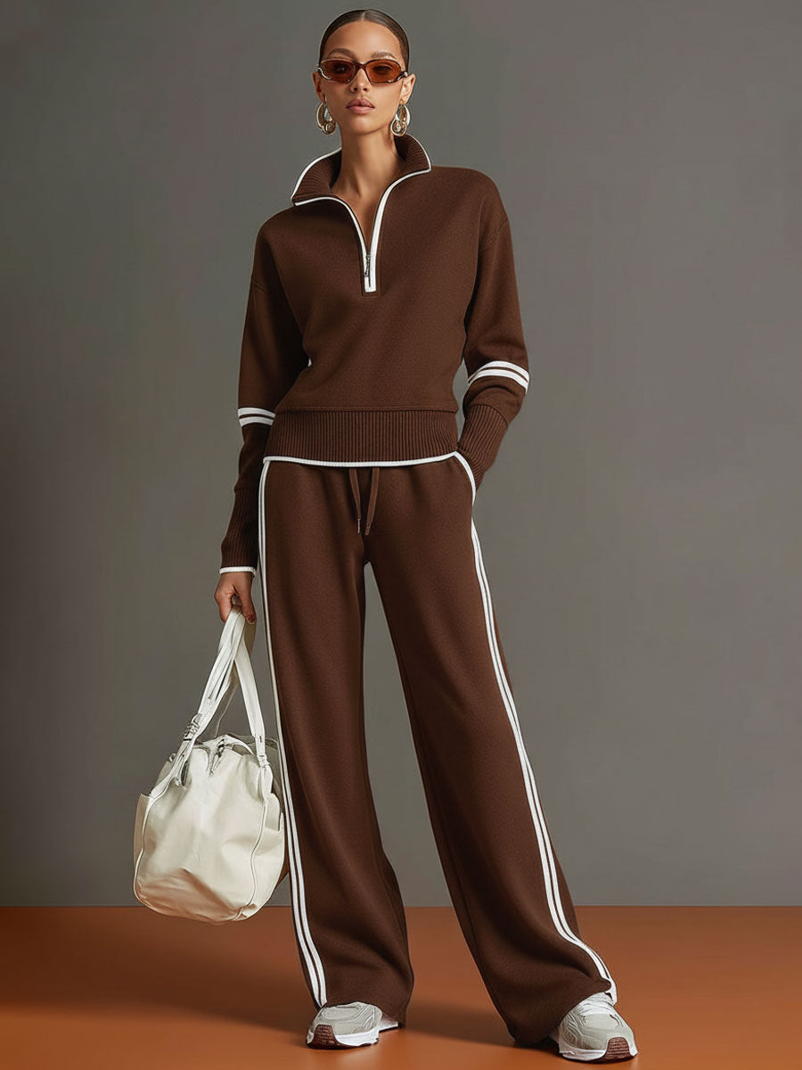 Dorita | Conjunto de jersey y pantalón ancho