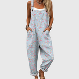 Salustiana | Peto azul con flores