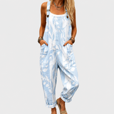 Faustina | Peto azul claro estampado