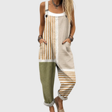 Gaudencia | Peto beige estampado