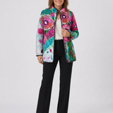 Jesusa | Chaqueta acolchada de acuarela floral