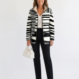 Norberta | Chaqueta acolchada de rayas