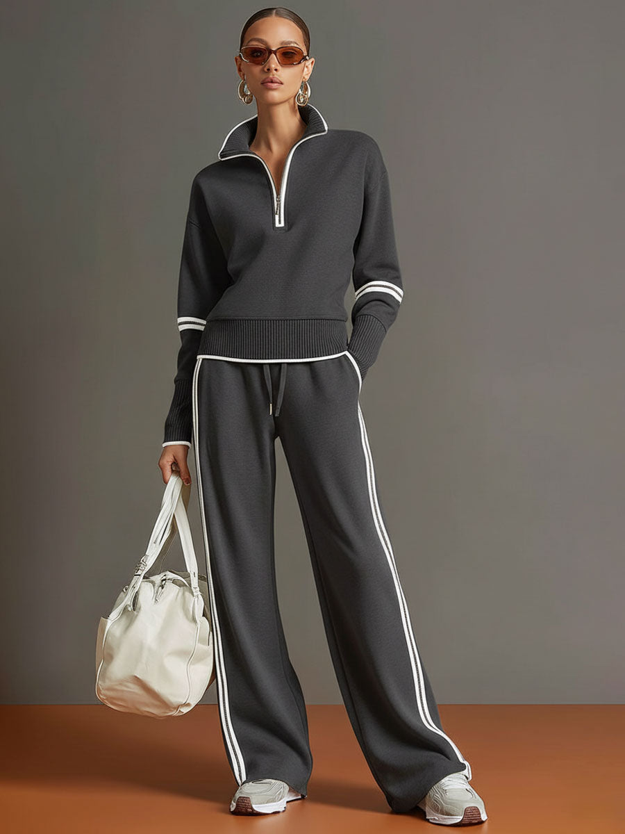 Dorita | Conjunto de jersey y pantalón ancho