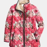 Crescencia | Chaqueta acolchada de rosas empolvadas