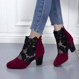 Encarna | Botín de tacón ortopédico, elegante y transpirable