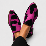 Concordia | Mocasín de estampado de vaca