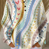 Abril | Jersey de cenefas folk