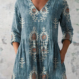 Avelina | Blusa larga con escote en V en seis colores