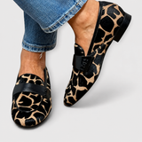 Atanasia | Mocasín de leopardo con banda negra