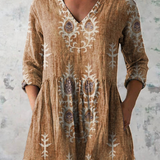 Avelina | Blusa larga con escote en V en seis colores