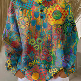 Socorro | Jersey de mandalas turquesa