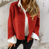 Graciela | Chaqueta corta efecto cachemira