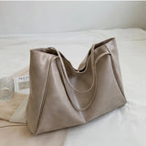 Georgina | Bolso shopper alto de piel brillante