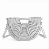 Estela – Bolso metálico escultural