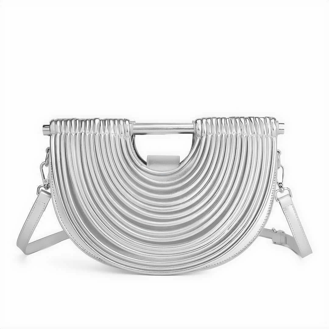 Estela – Bolso metálico escultural