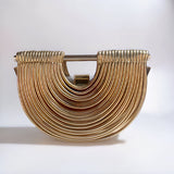 Estela – Bolso metálico escultural