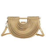 Estela – Bolso metálico escultural