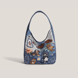 Dulce | Bolso de denim con parches