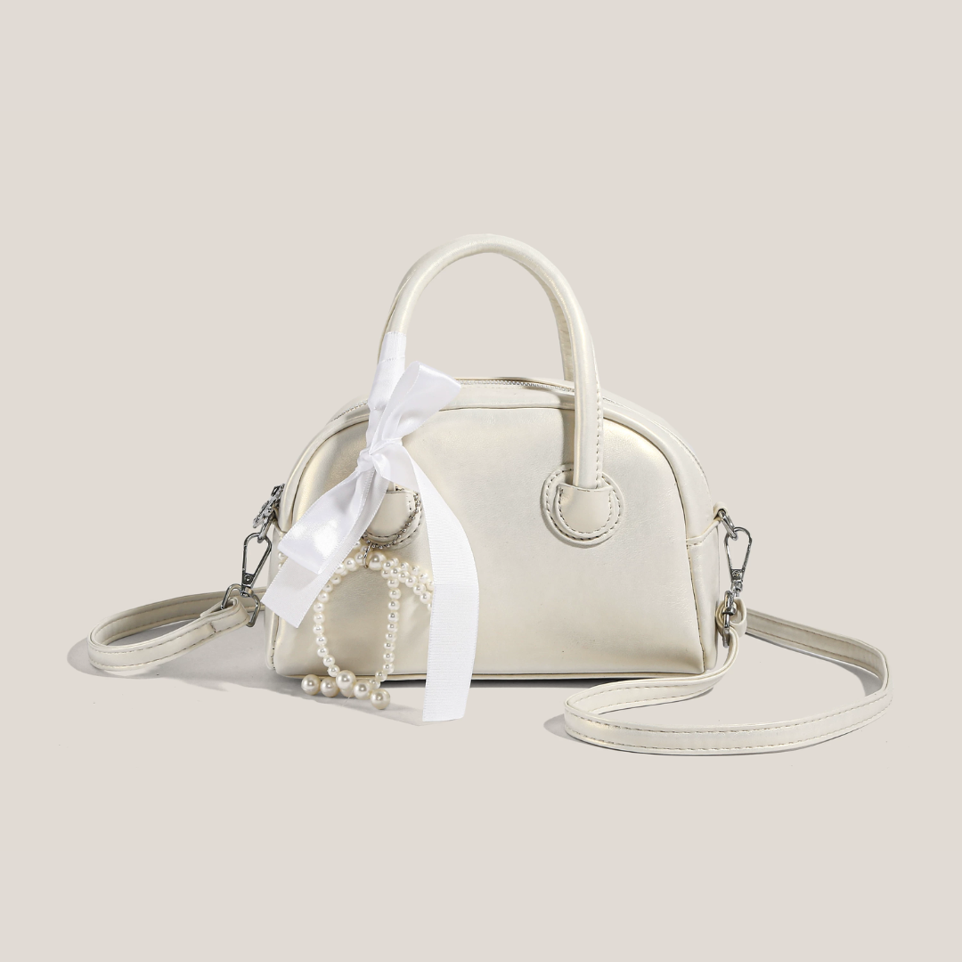 Perla | Bolso de mano metalizado