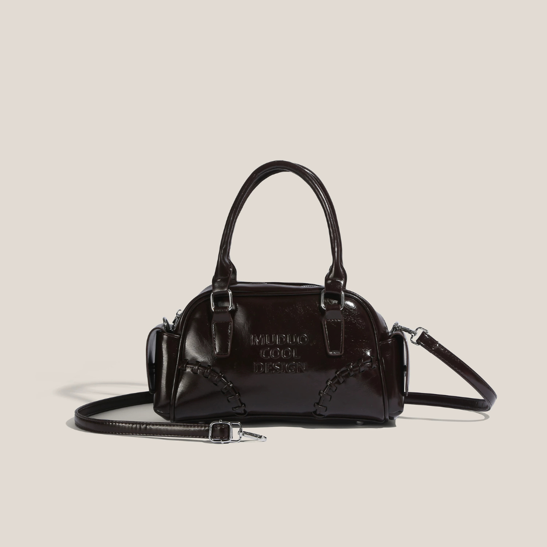 Nina | Bolso bowling brillante