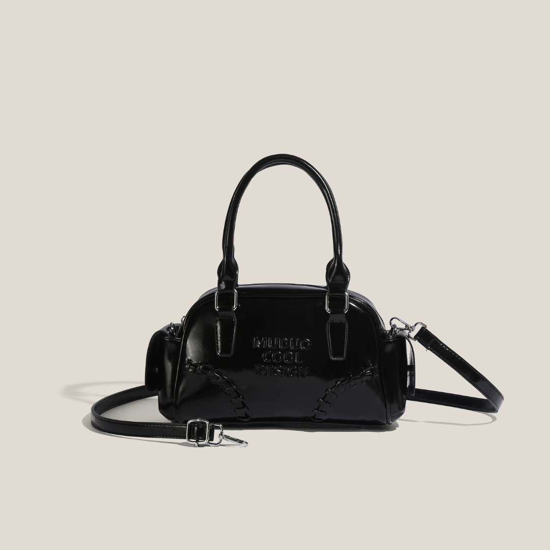 Nina | Bolso bowling brillante