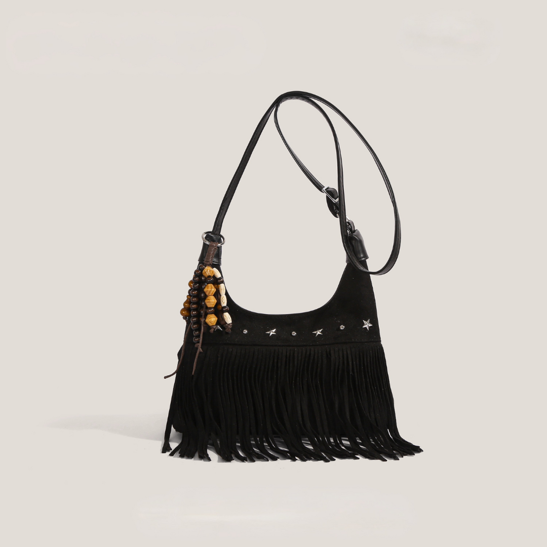 Reyes | Bolso de mano con flecos