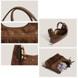 Reyes | Bolso de mano con flecos